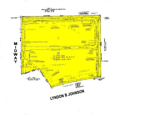 4245-4265 Lyndon B Johnson Fwy, Farmers Branch, TX for sale Plat Map- Image 1 of 1