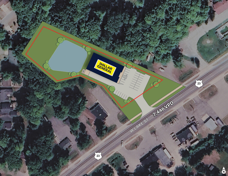 1138 Lake St, Tawas City, MI for sale - Site Plan - Image 2 of 4