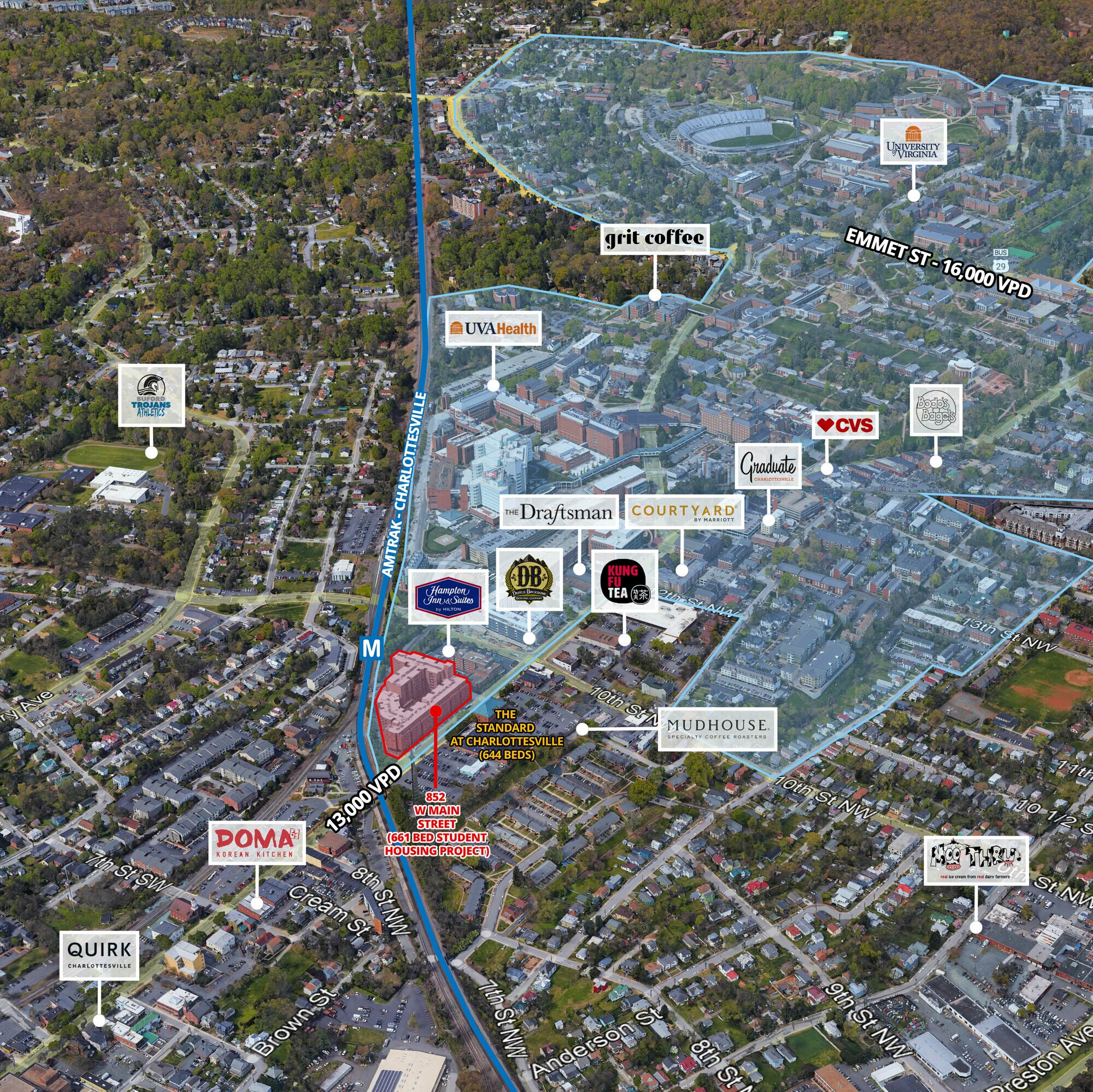 852 W Main St, Charlottesville, VA 22903 The Flats at West Village