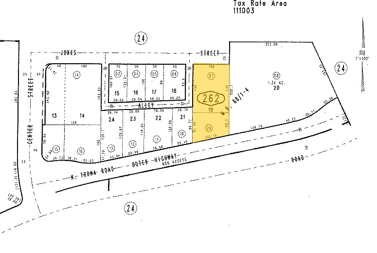 13247 Jones St, Trona, CA for lease - Plat Map - Image 2 of 7