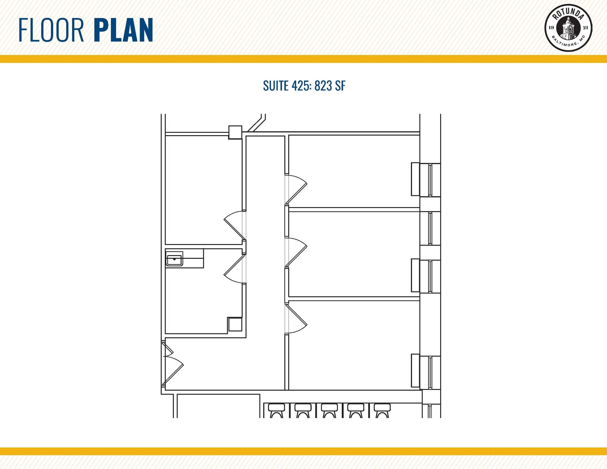 711 W 40th St, Baltimore, MD for lease Floor Plan- Image 1 of 1