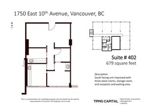 1750 E 10th Ave, Vancouver, BC for lease Site Plan- Image 2 of 2