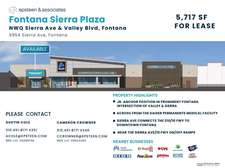 9954 Sierra Ave, Fontana, CA for lease - Building Photo - Image 1 of 3