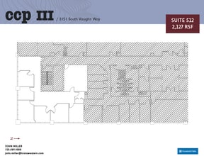 3131 S Vaughn Way, Aurora, CO for lease Typical Floor Plan- Image 1 of 2