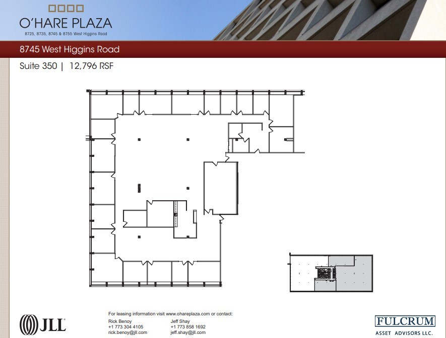 8745 W Higgins Rd, Chicago, IL for sale Floor Plan- Image 1 of 1