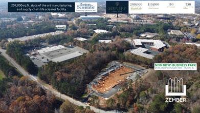 7625 New Boyd Rd, Johns Creek, GA - AERIAL map view
