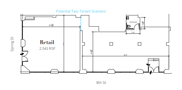 758 S Spring St, Los Angeles, CA for lease Floor Plan- Image 1 of 1