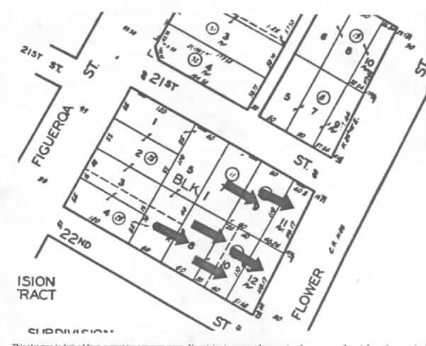 2101-2121 S Flower St, Los Angeles, CA for lease - Plat Map - Image 2 of 5