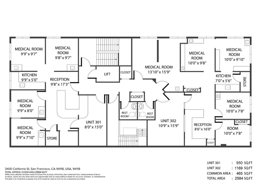 3400 California St, San Francisco, CA for lease - Building Photo - Image 3 of 14
