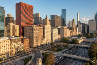 310 S Michigan Ave, Chicago, IL - AERIAL  map view