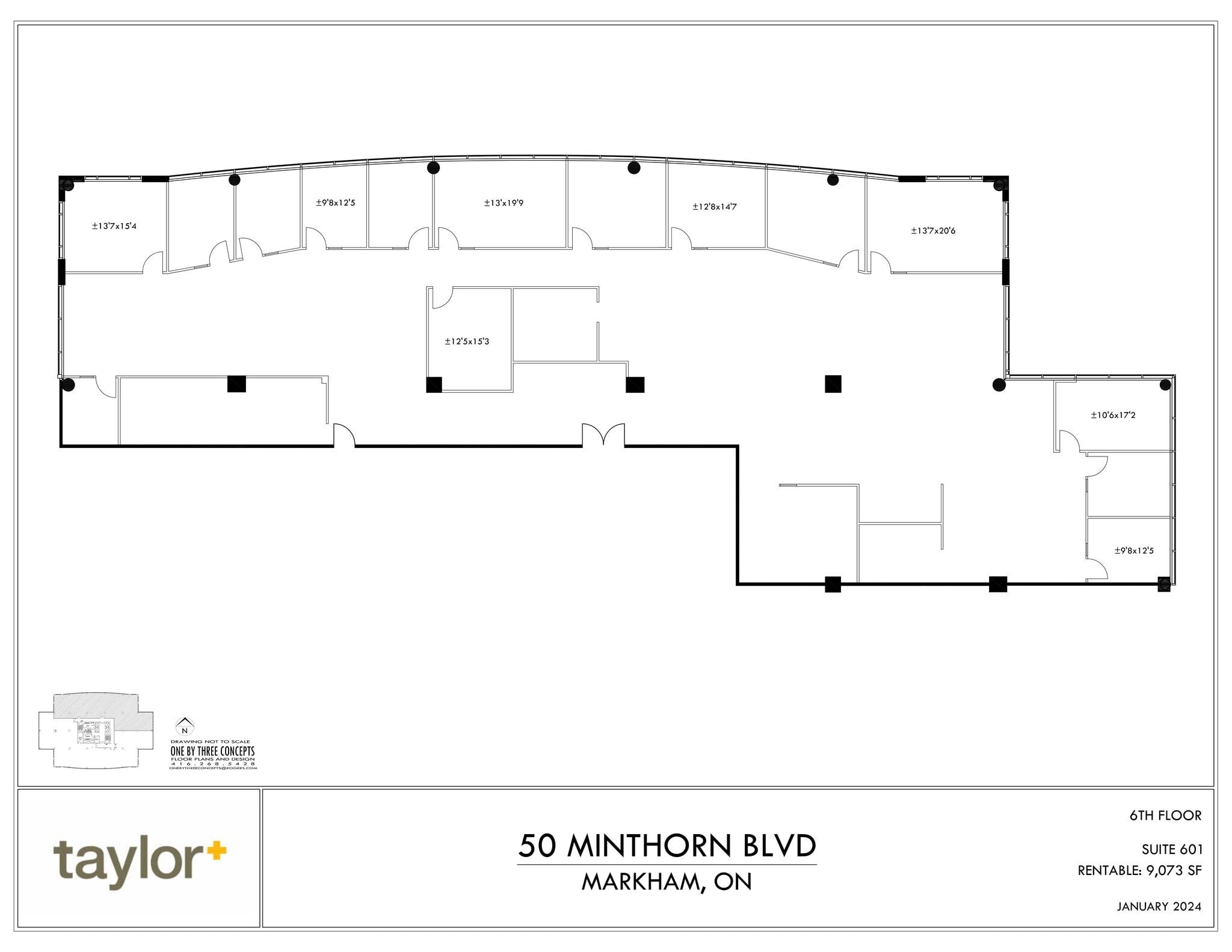 50 Minthorn Blvd, Markham, ON for lease Site Plan- Image 1 of 1