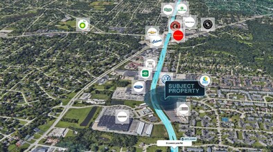 5707 US Highway 10 E, Stevens Point, WI - aerial  map view