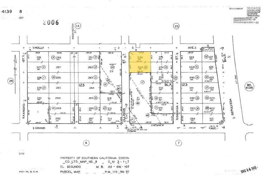 1720 E Holly Ave, El Segundo, CA for lease - Plat Map - Image 2 of 9