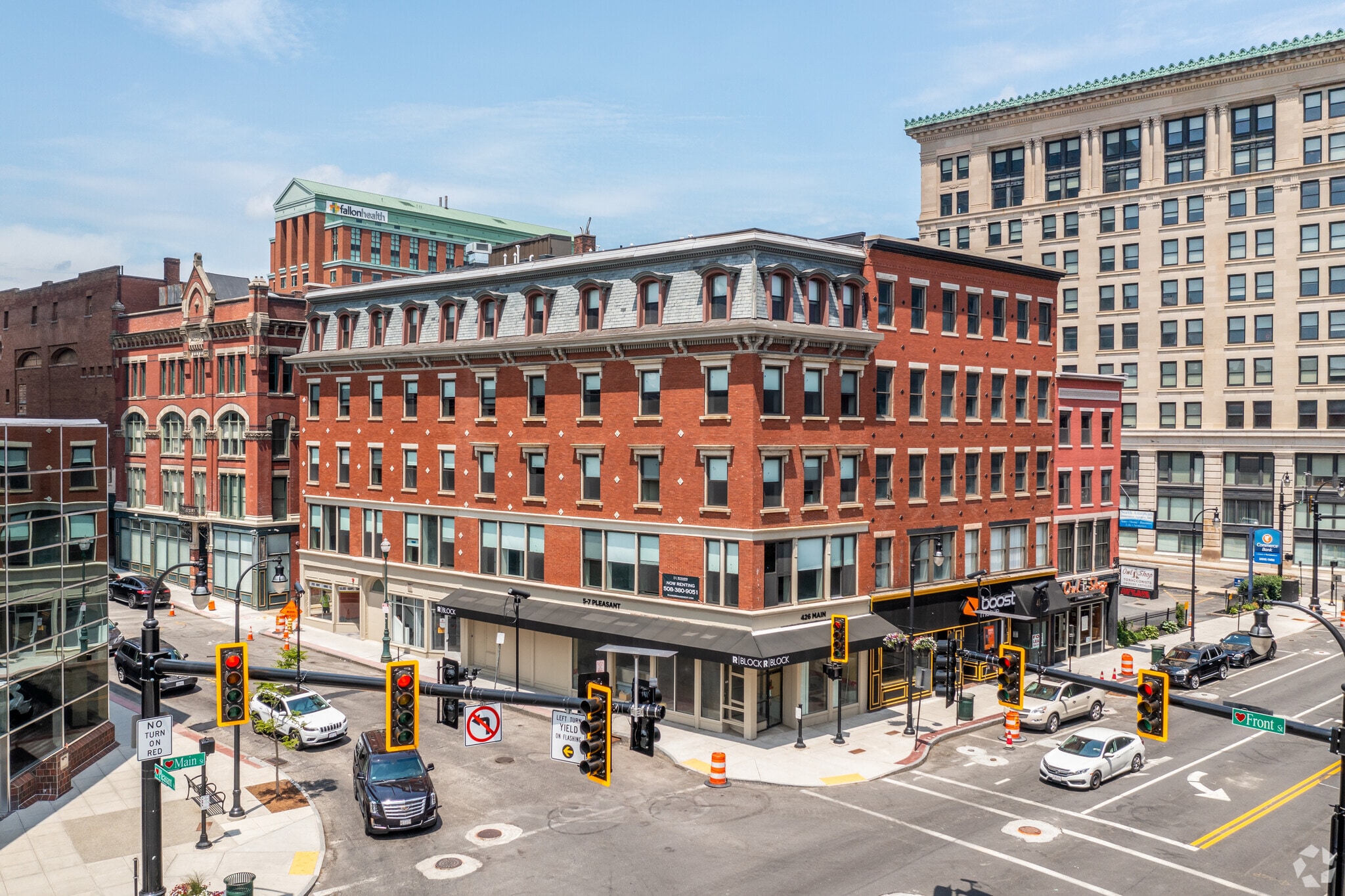 418-422 Main St, Worcester, MA for lease Building Photo- Image 1 of 16