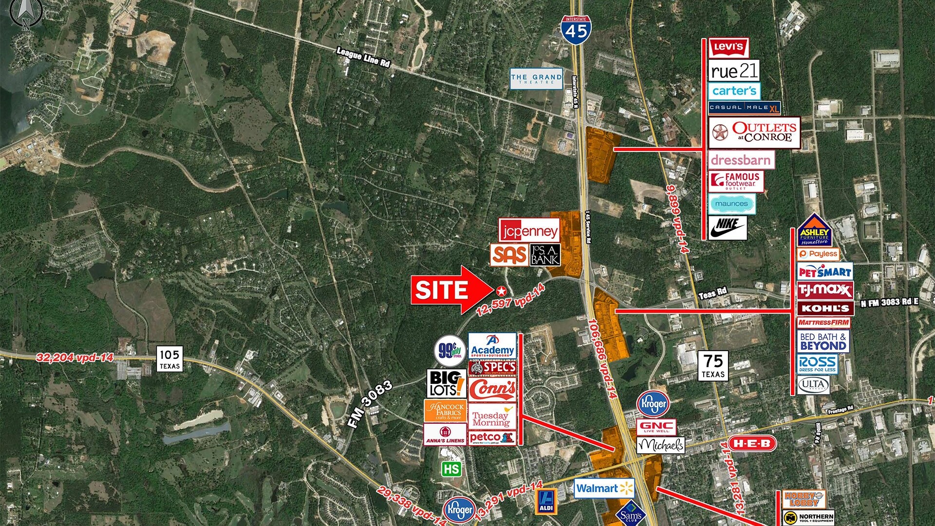 Anderson Crossing & FM 3038, Conroe, TX for sale Building Photo- Image 1 of 1