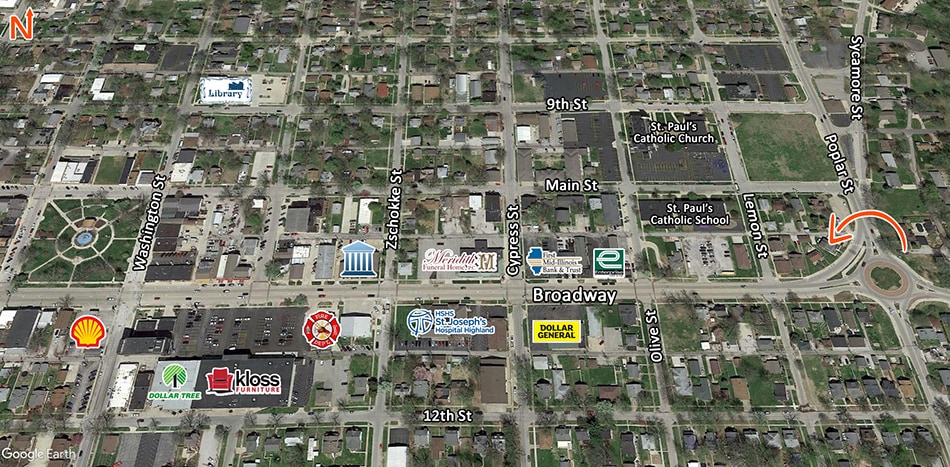 1515 Broadway, Highland, IL for lease - Building Photo - Image 2 of 6