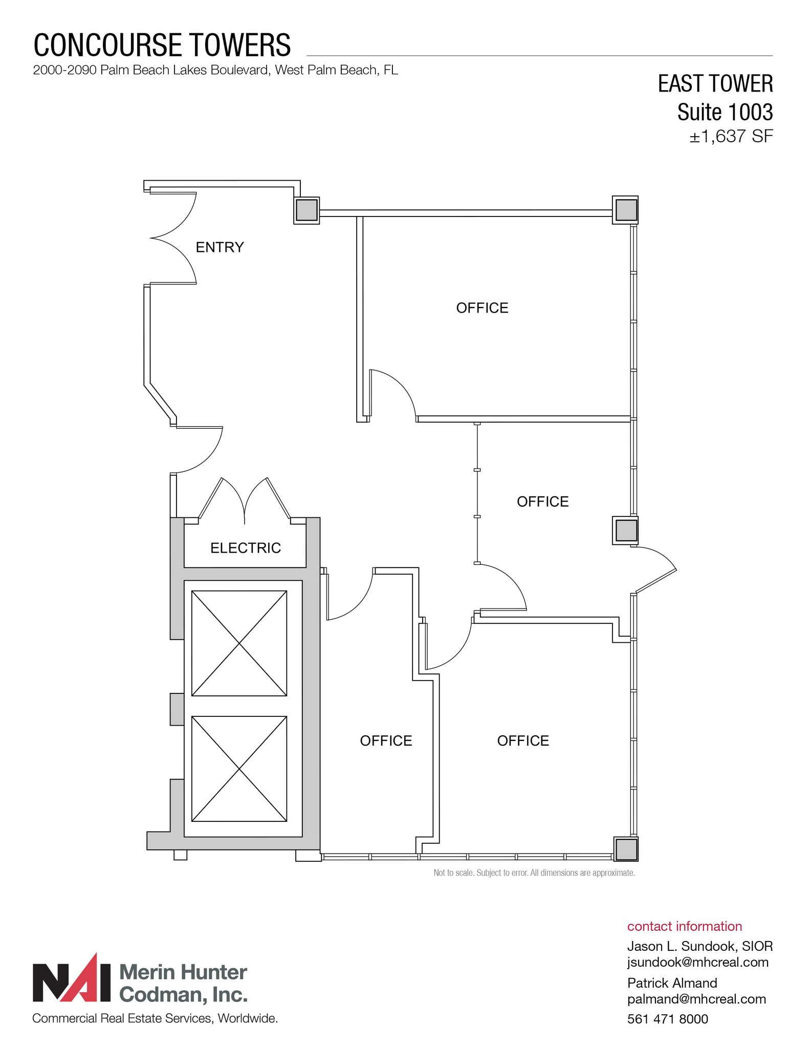 2090 Palm Beach Lakes Blvd, West Palm Beach, FL for lease Floor Plan- Image 1 of 1