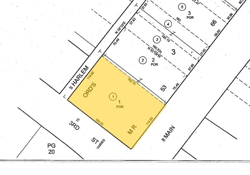 263-271 S Main St, Los Angeles, CA for lease - Plat Map - Image 2 of 5