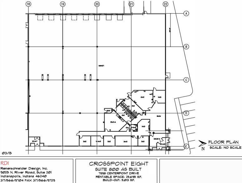 7998 Centerpoint Dr, Indianapolis, IN for lease - Floor Plan - Image 2 of 12