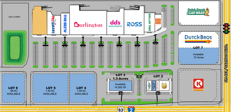 SWQ EXPY 83 & F.M. 493, Donna, TX for lease - Building Photo - Image 2 of 3