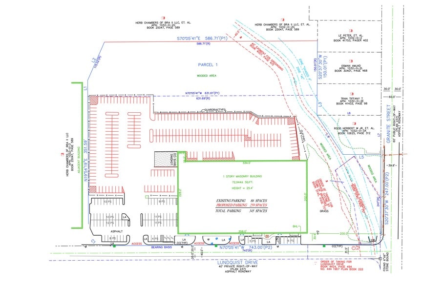 825 Granite St, Braintree, MA for lease - Site Plan - Image 2 of 2