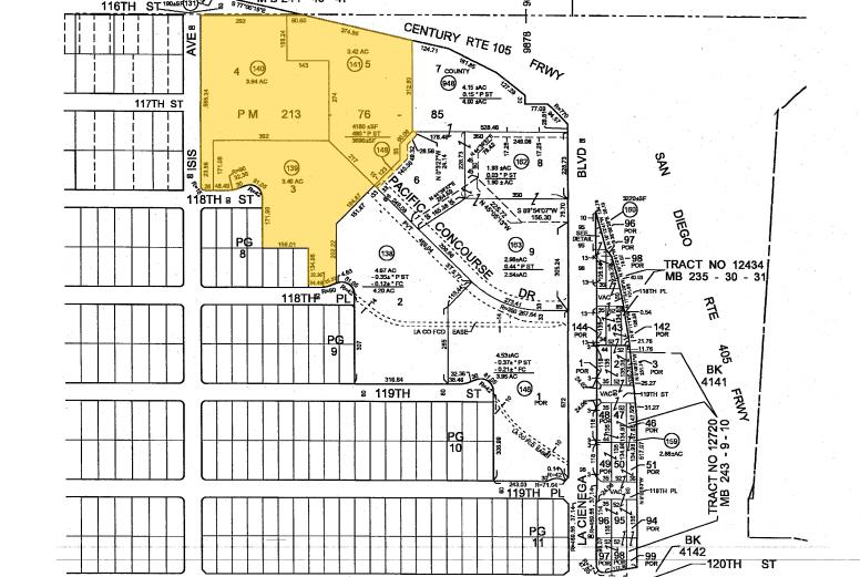 5230 Pacific Concourse Dr, Los Angeles, CA for lease - Plat Map - Image 2 of 10