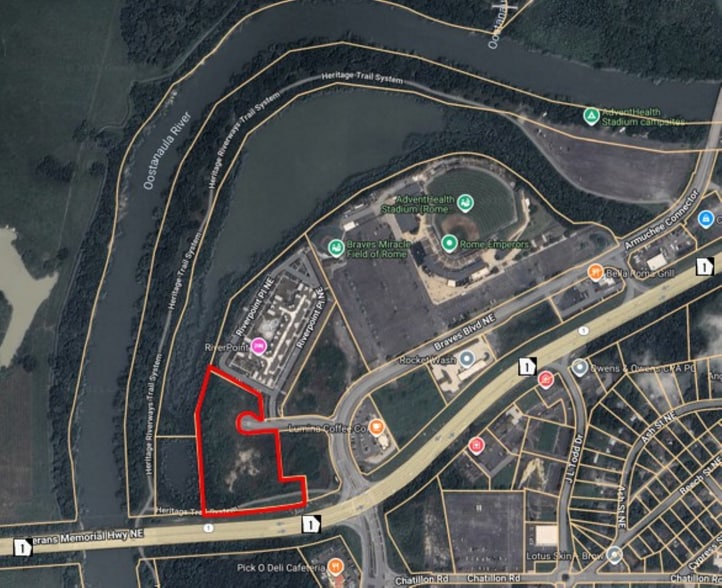 Braves Boulevard, Rome, GA for sale - Aerial - Image 2 of 5