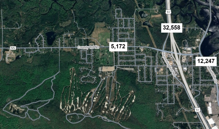 21.773 ac off Karavin Lane, Rib Mountain, WI for sale - Building Photo - Image 2 of 2