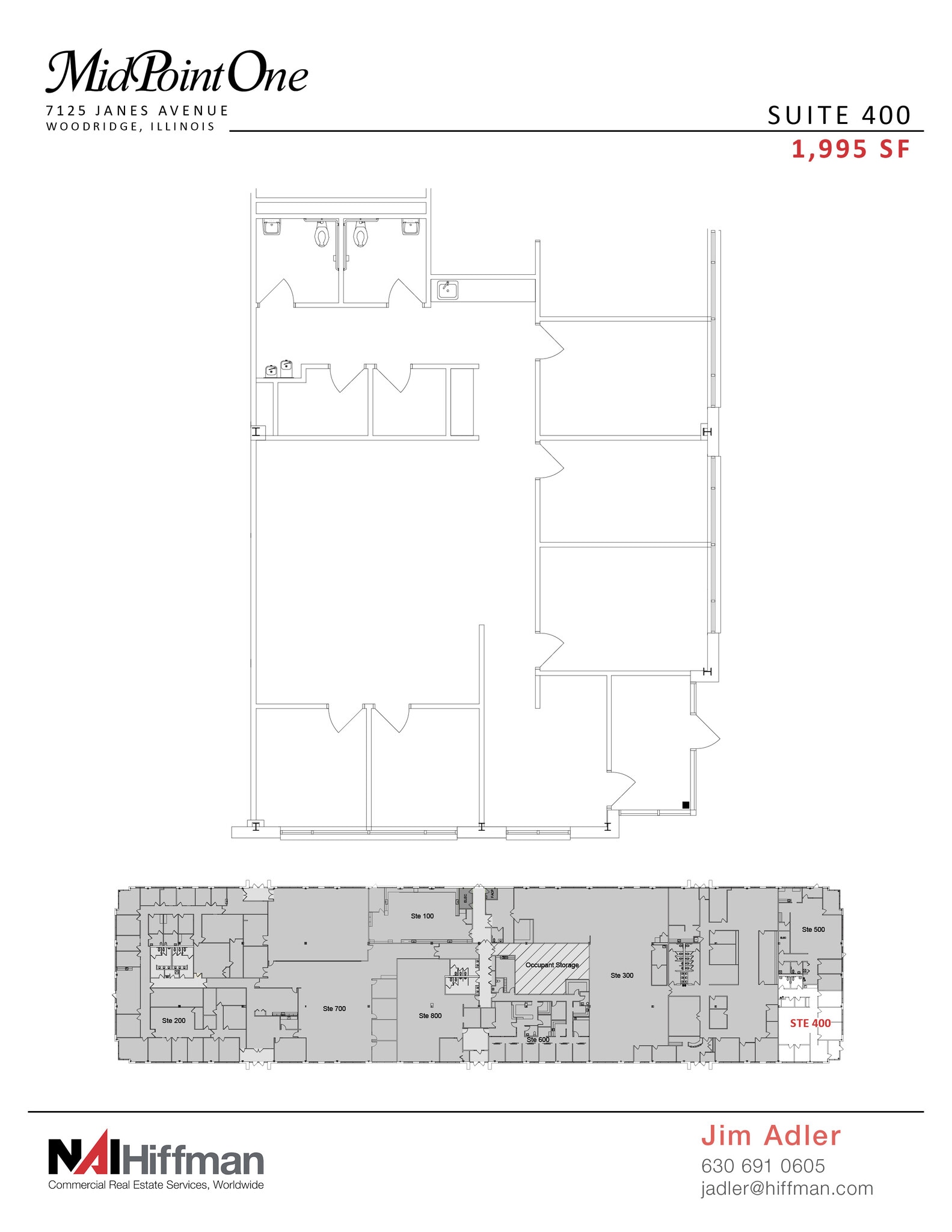 7125 Janes Ave, Woodridge, IL for lease Floor Plan- Image 1 of 1