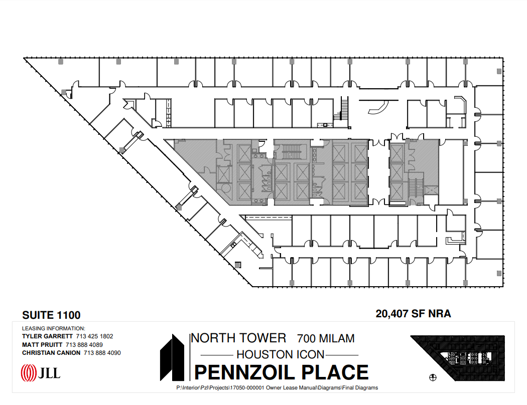 700 Milam St, Houston, TX for lease Floor Plan- Image 1 of 1