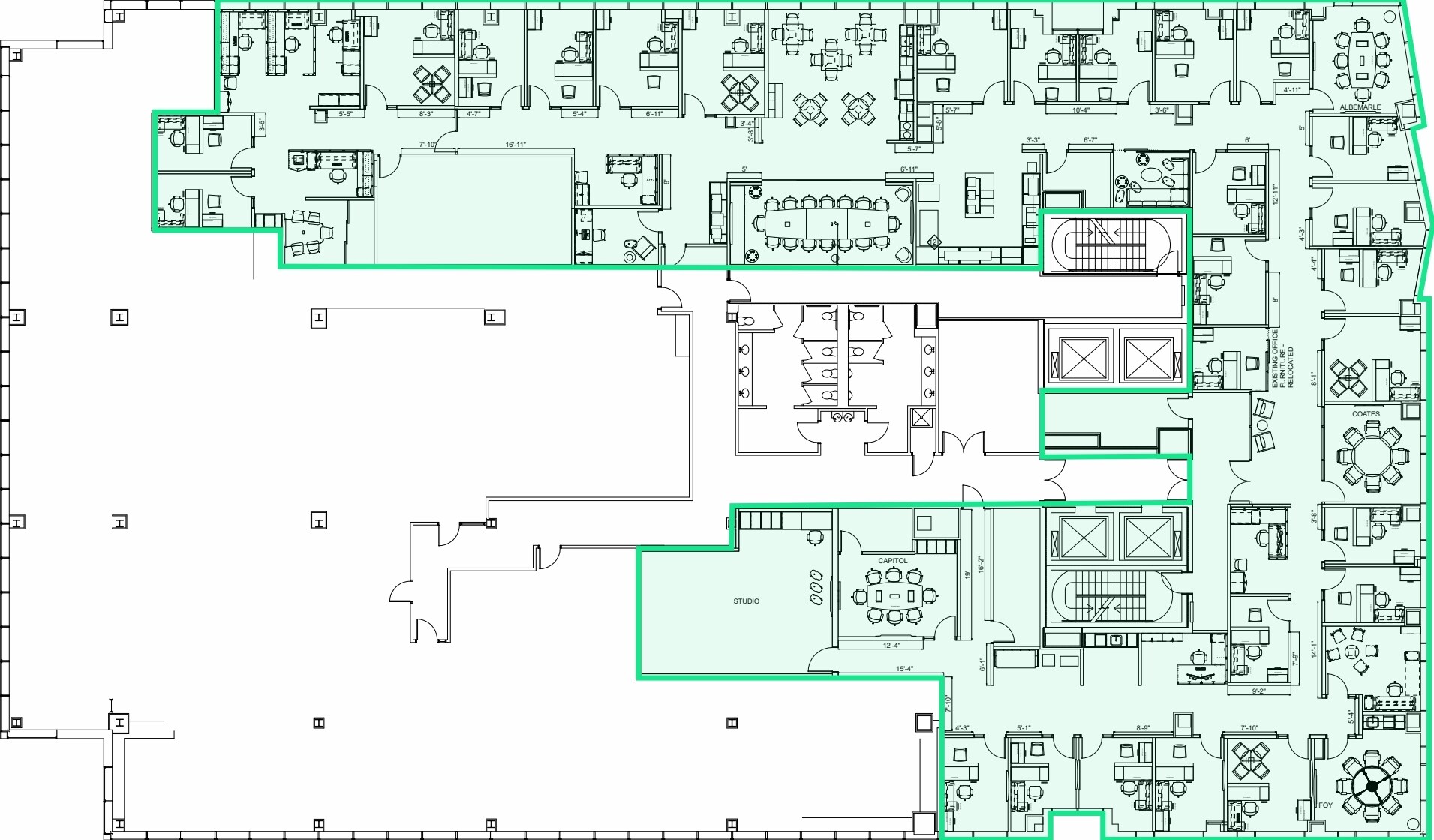 323 W Jones St, Raleigh, NC for lease Floor Plan- Image 1 of 1