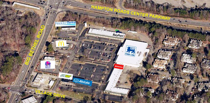 1122-1192 Big Bethel Rd, Hampton, VA - aerial  map view