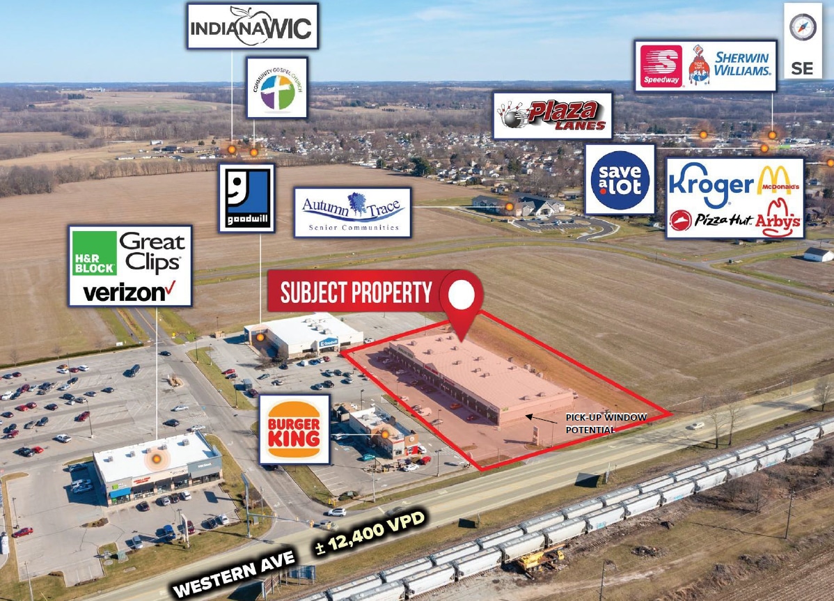 3896-4000 Western Ave, Connersville, IN for lease Building Photo- Image 1 of 2