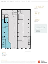 445-447 Sutter St, San Francisco, CA for lease Floor Plan- Image 1 of 1