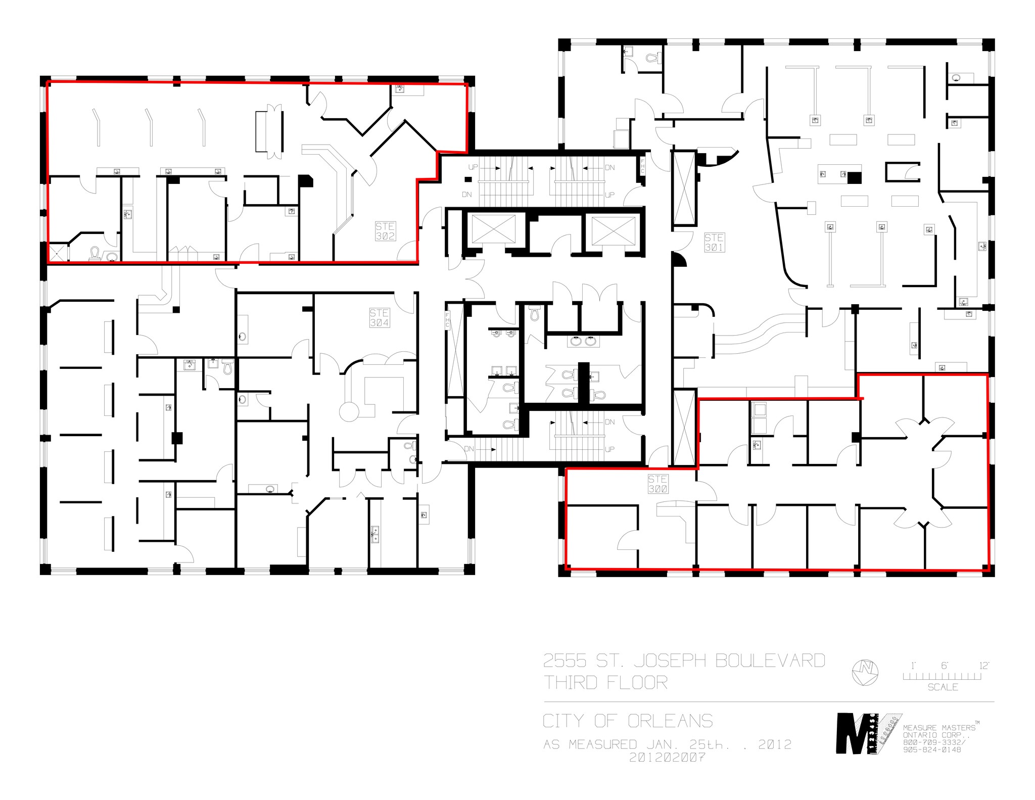 2555 St Joseph Blvd, Ottawa, ON for lease Site Plan- Image 1 of 1