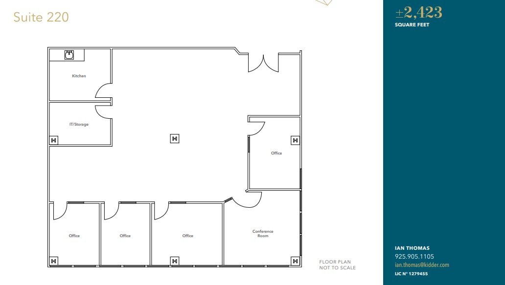 4637 Chabot Dr, Pleasanton, CA for lease Floor Plan- Image 1 of 1