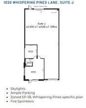 1050 Whispering Pines Ln, Grass Valley, CA for lease Floor Plan- Image 1 of 1