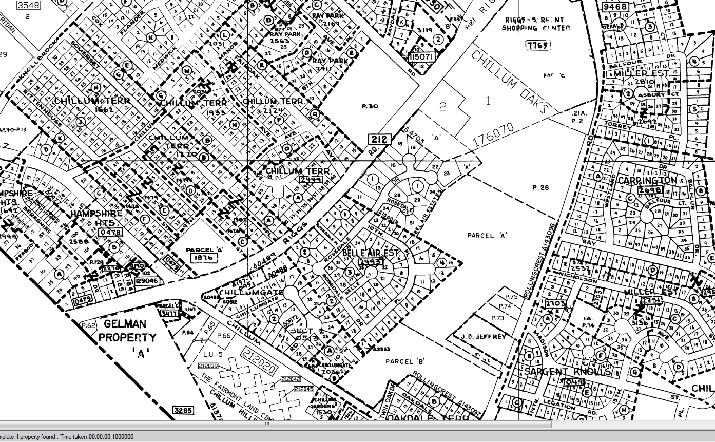 6501-6533 New Hampshire Ave, Takoma Park, MD for sale Plat Map- Image 1 of 1