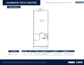 8666 Huebner Rd, San Antonio, TX for lease Floor Plan- Image 1 of 1