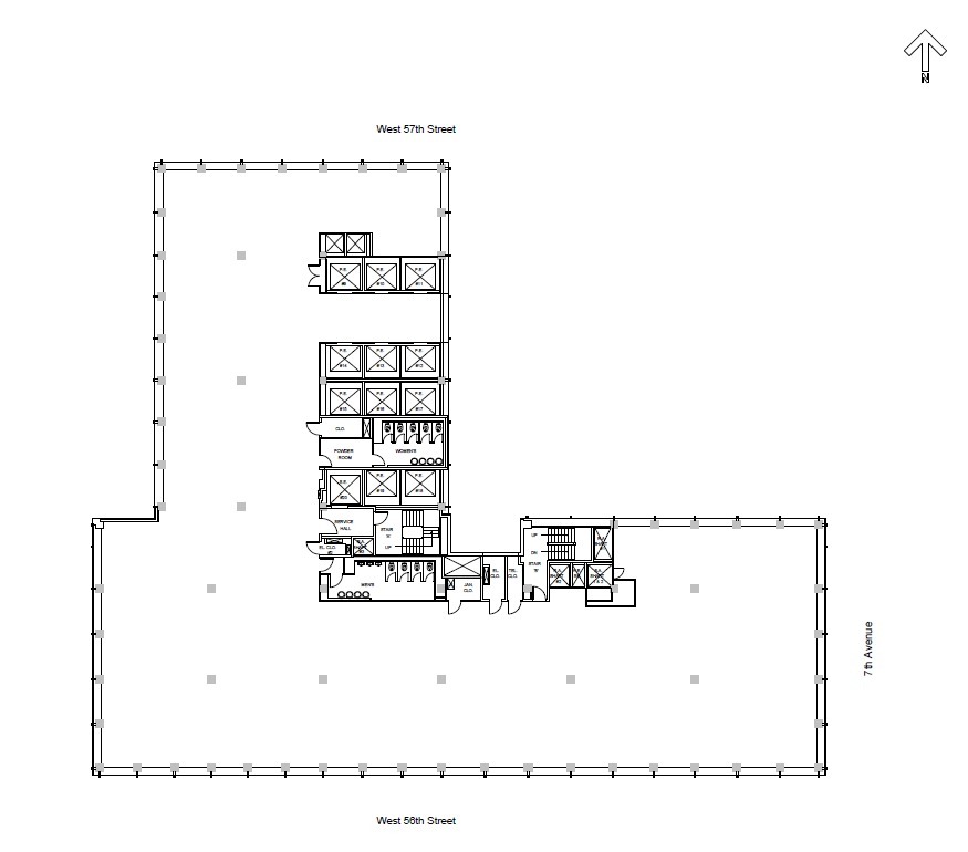 888 7th Ave, New York, NY for lease Floor Plan- Image 1 of 1