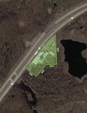 1704 E Highland Rd, Highland, MI - aerial  map view