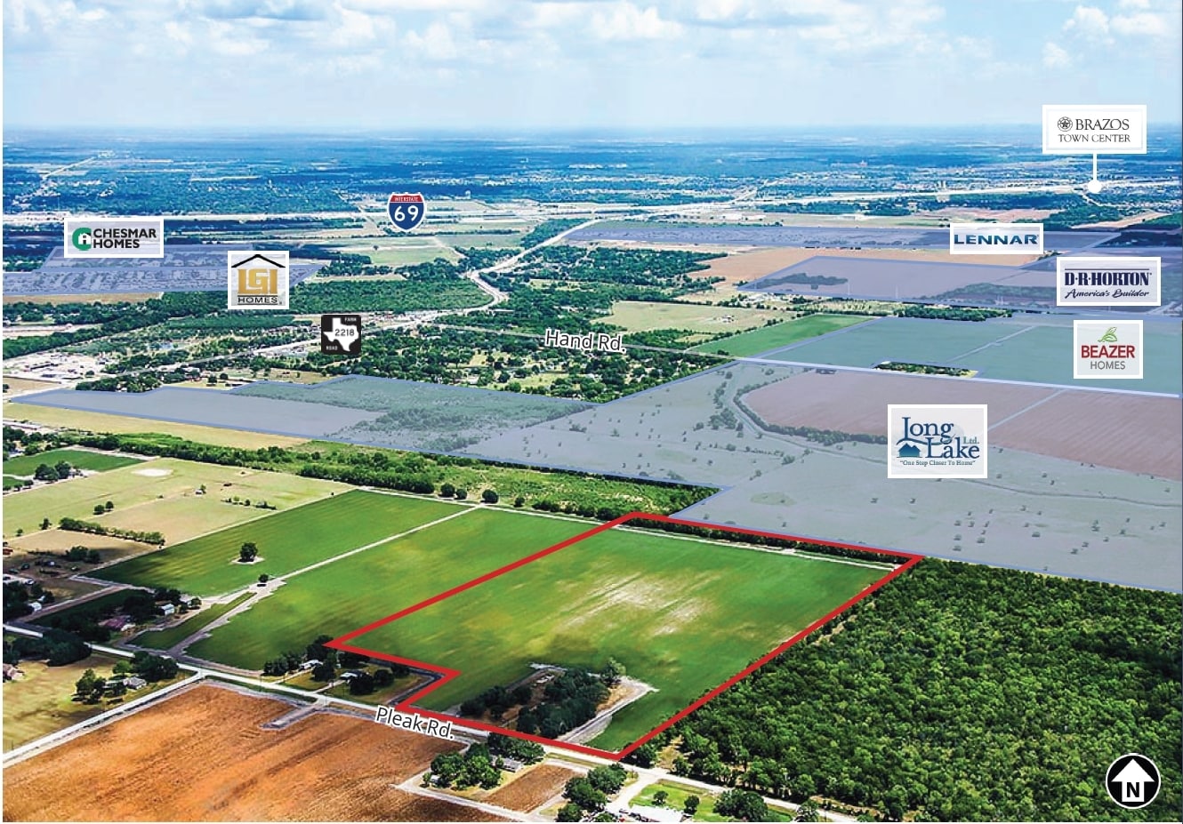 0 Pleak Rd, Richmond, TX for sale Aerial- Image 1 of 1