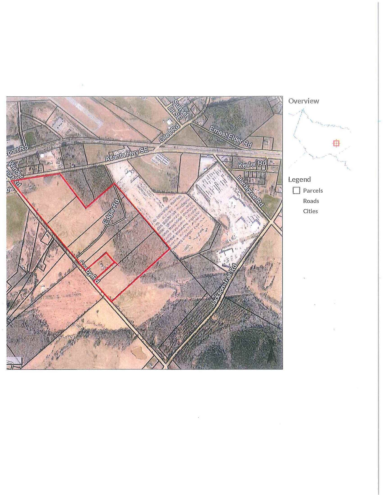 Cosby Rd, Winder, GA for sale Aerial- Image 1 of 1