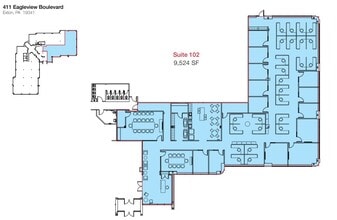 411 Eagleview Blvd, Exton, PA for lease Floor Plan- Image 1 of 1