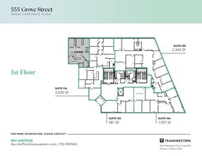 555 Grove St, Herndon, VA for lease Floor Plan- Image 1 of 1