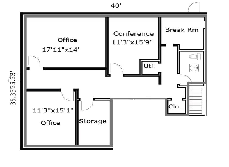 6111 Peachtree Dunwoody Rd NE, Atlanta, GA for lease Floor Plan- Image 1 of 1