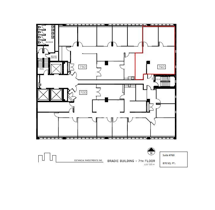 630 6th Ave SW, Calgary, AB for lease Floor Plan- Image 1 of 1