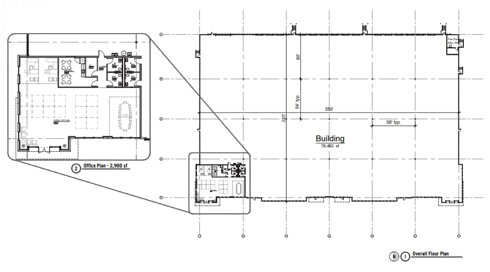 1145 107th St., Arlington, TX for lease Site Plan- Image 1 of 2