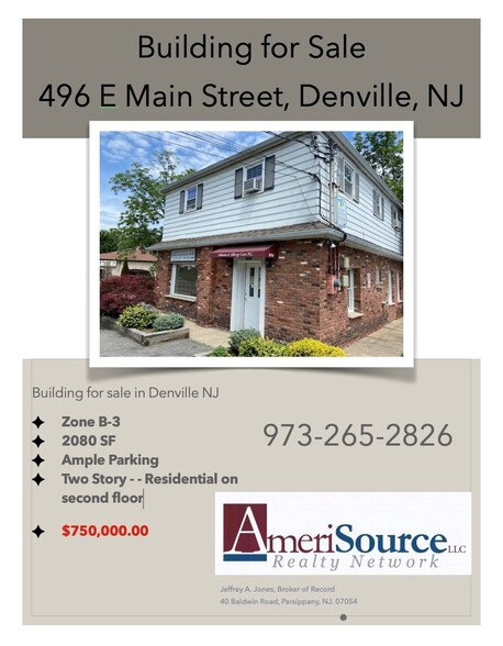 496 E Main St, Denville, NJ for sale - Primary Photo - Image 1 of 1