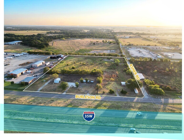 Asher Rd, Alvarado, TX 76009 9 Acres and 500' Frontage, Bordering I